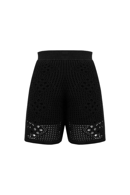 Bermuda Tricot Bertha Preto