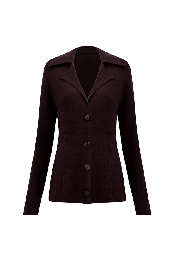 Blazer Tricot Serafine Cacau