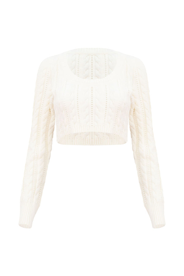 Blusa Tricot Anabela Off White
