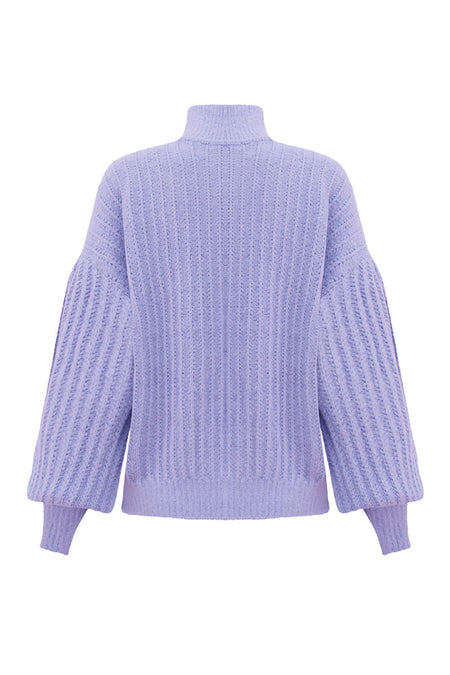 Blusa Tricot Bloom Lilás Imperial
