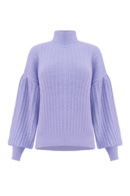 Blusa Tricot Bloom Lilás Imperial
