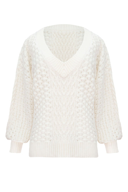 Blusa Tricot Mandy Off White