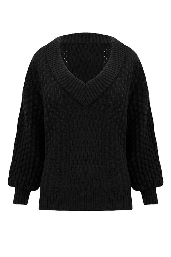 Blusa Tricot Mandy Preto