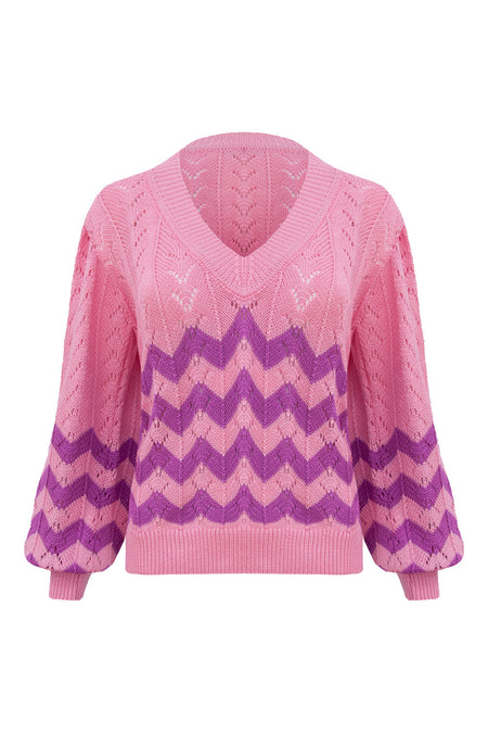 Blusa Tricot Vanda Rosa Claro