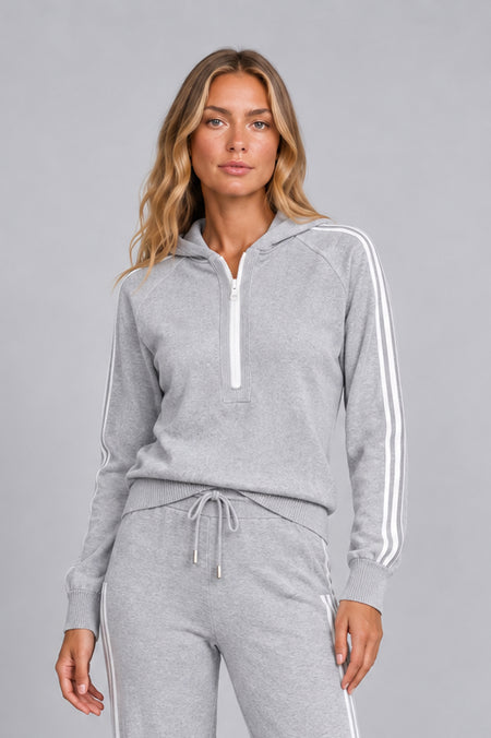 Blusa Tricot Elara Cinza Mescla