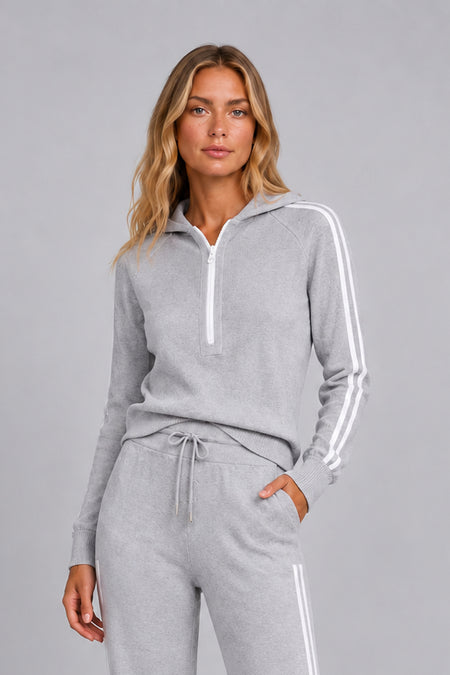 Blusa Tricot Elara Cinza Mescla