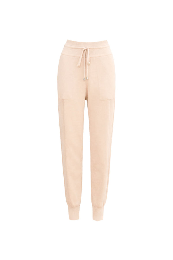 Calça Tricot Bia Jogger Areia