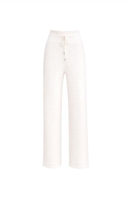 Calça Tricot Ana Off White