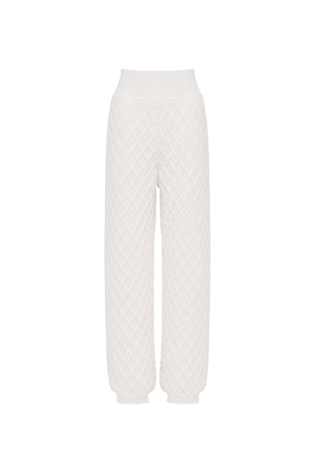 Calça Tricot Eva Off White