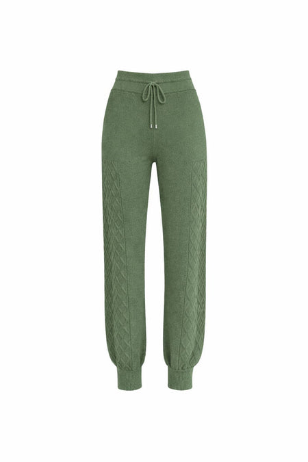 Calça Tricot Juliane Verde Militar