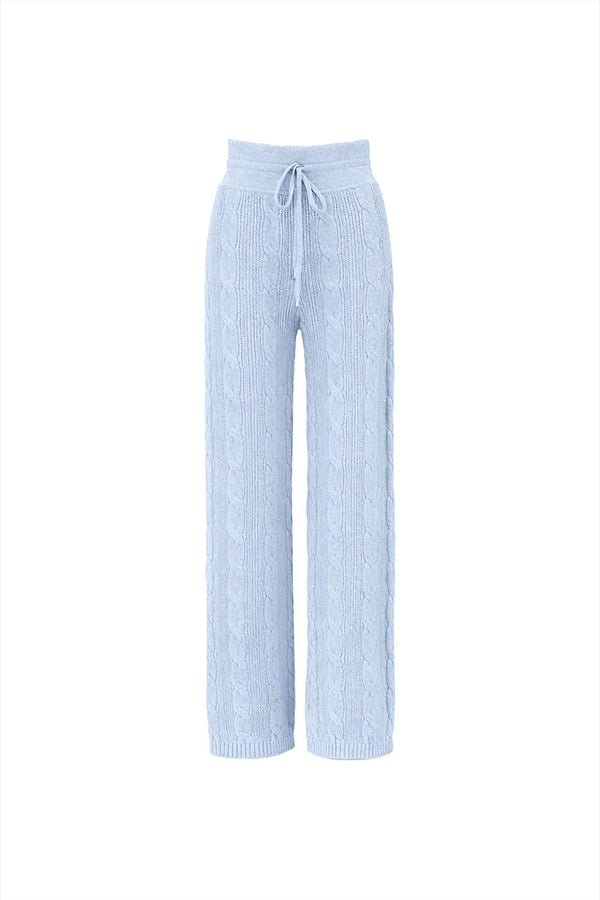 Calça Tricot Leila Azul Ice