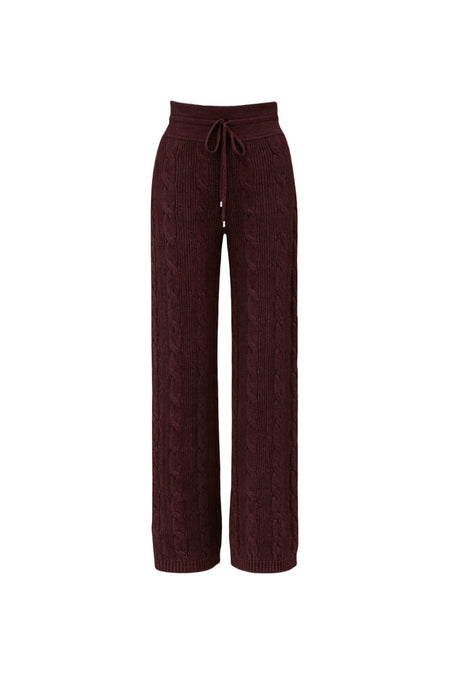 Calça Tricot Leila Dark Brown