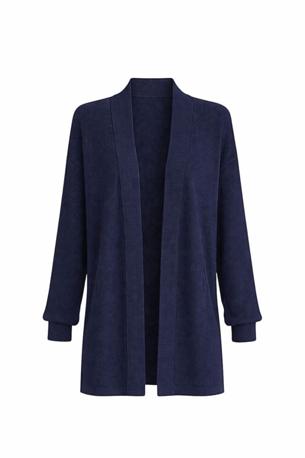 Casaco Tricot Carina Azul Marinho