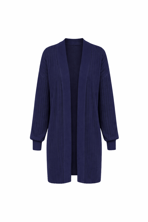 Casaco Tricot Cleo Azul Marinho