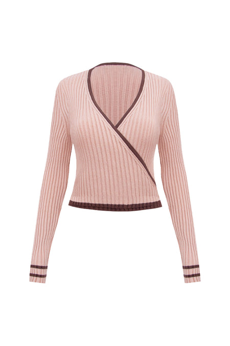 Cachequer Tricot Catarina Rosa Ballet e Cacau