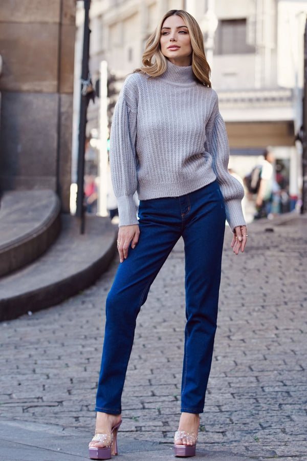 Calça Jeans Skinny Yasmin Escura