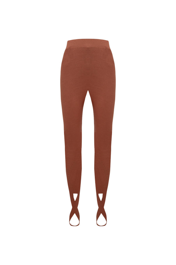 Calça Legging Tricot Ivana Terracota