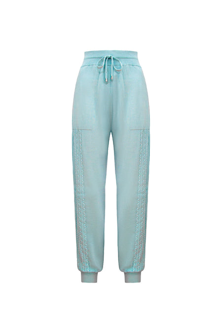 Calça Tricot Amelie Azul Sonho