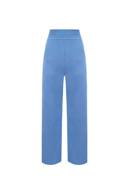 Calça Tricot Catarina Azul Celeste