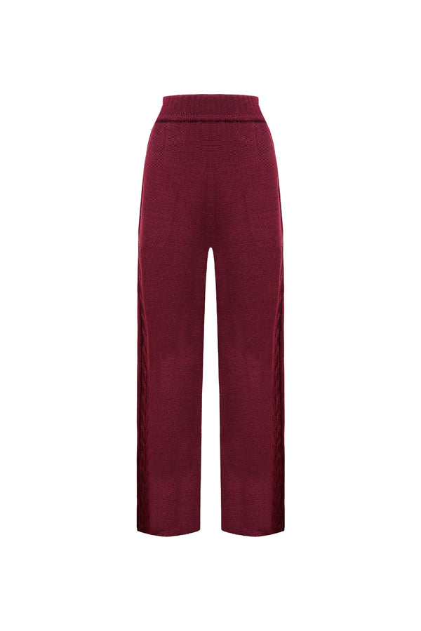 Calça Tricot Elisabete Marsala Rost