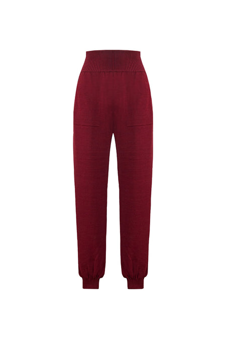 Calça Tricot Jordana Marsala Rost