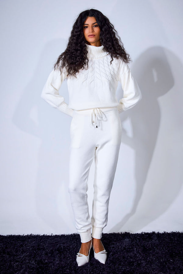 Calça Tricot Morgana Milk