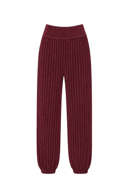 Calça Tricot Yara Vinho