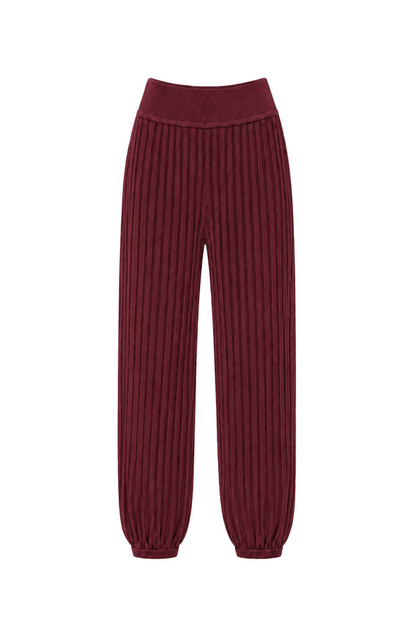 Calça Tricot Yara Vinho