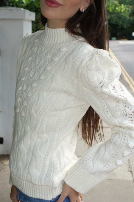 Blusa Tricot Samira Off White