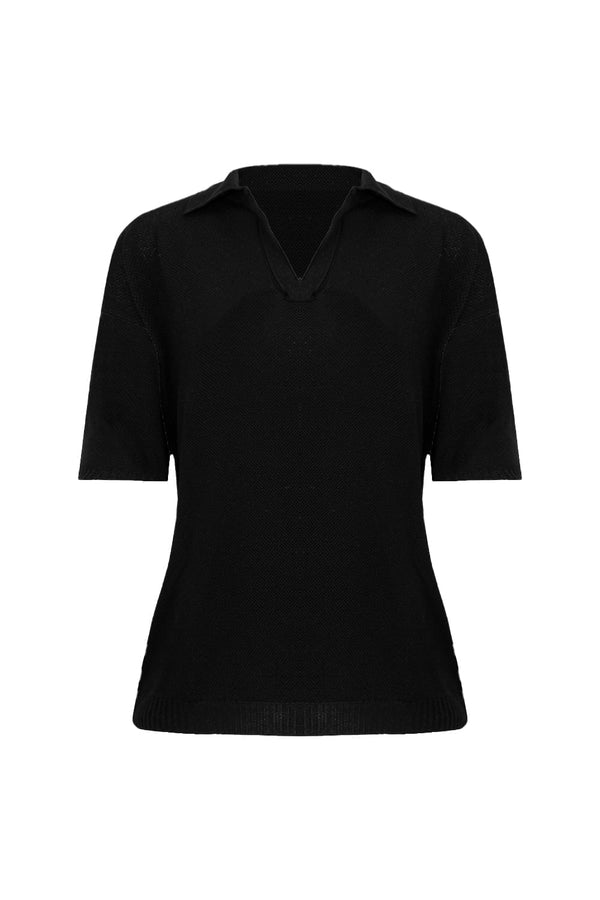 Camisa Tricot Leda Preto