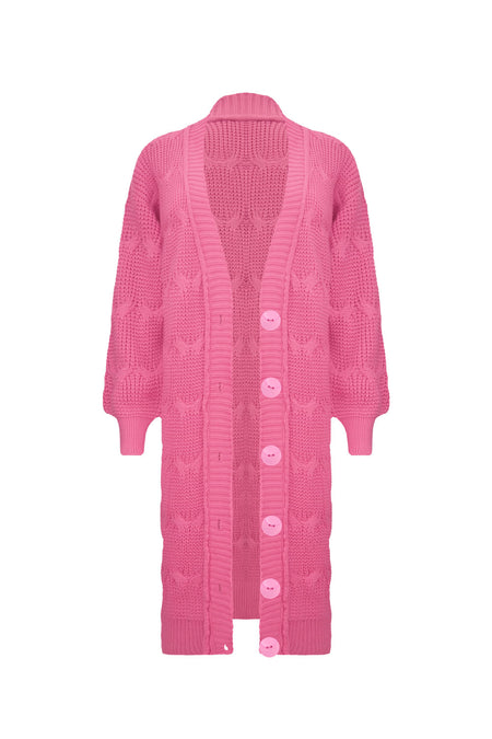 Casaco Tricot Brooke Rosa Penélope
