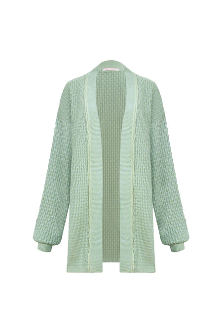Casaco Tricot Carolina Verde Menta
