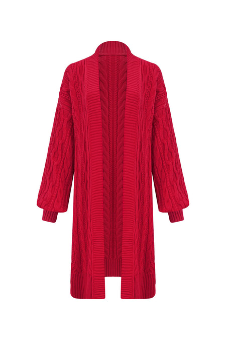 Casaco Tricot Jaqueline Vermelho
