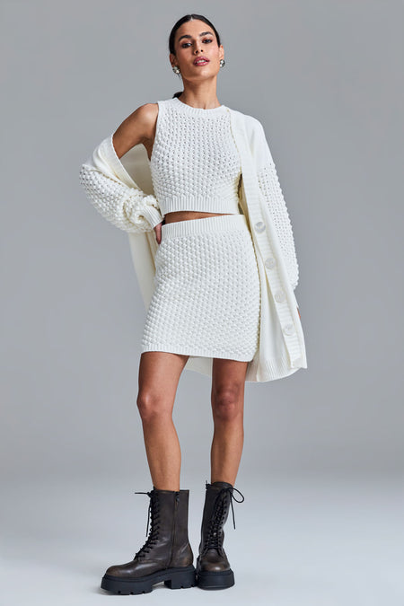 Saia Tricot Curta Serena Off White