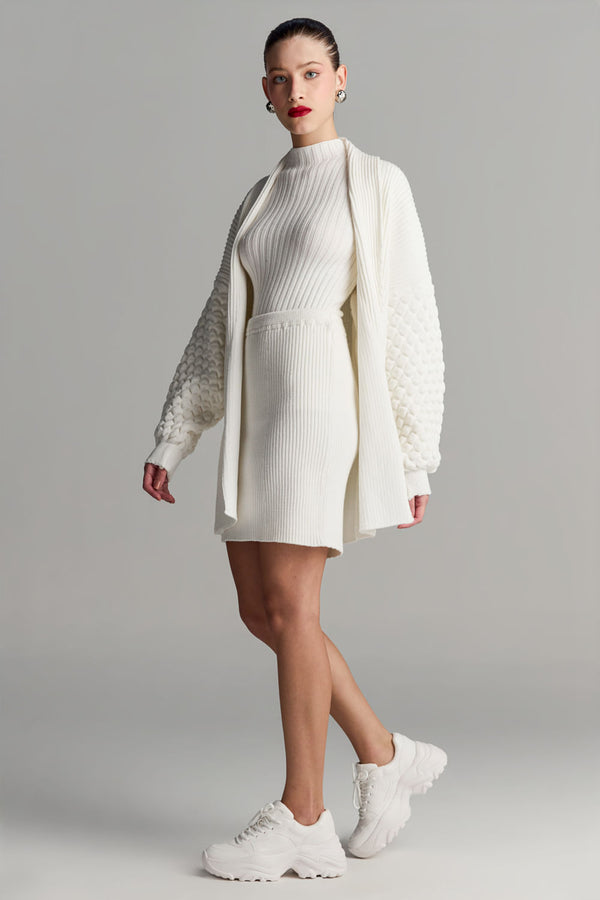 Saia Tricot Curta Miriam Off White