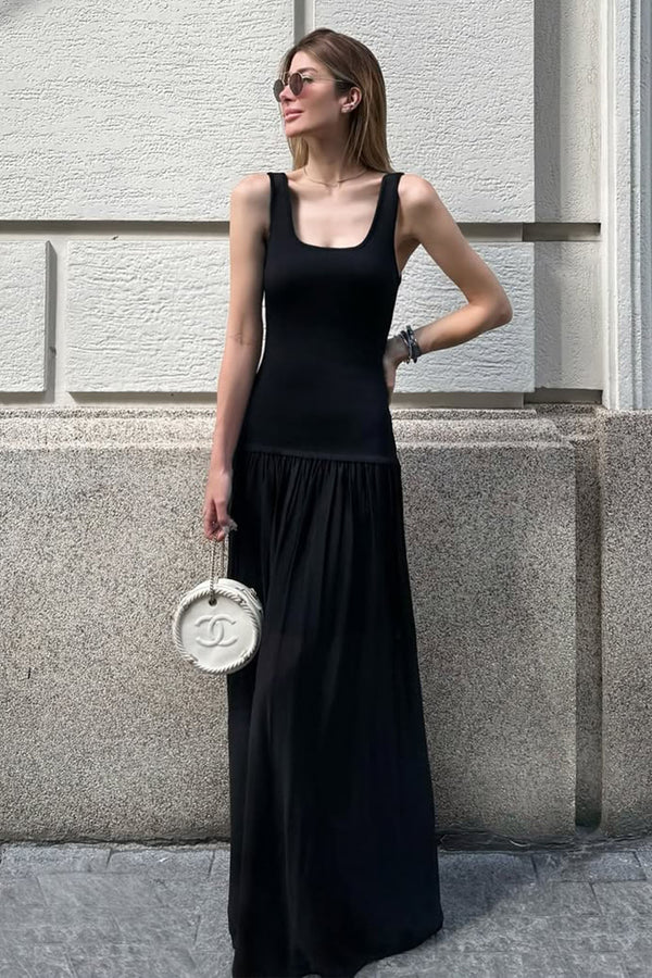 Vestido Tricot Midi Laila Preto