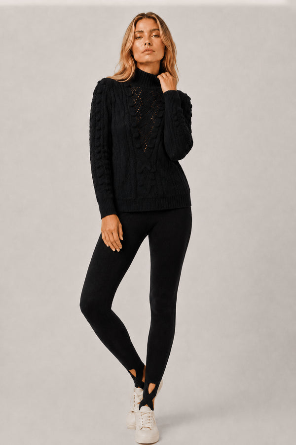Blusa Tricot Samira Preto
