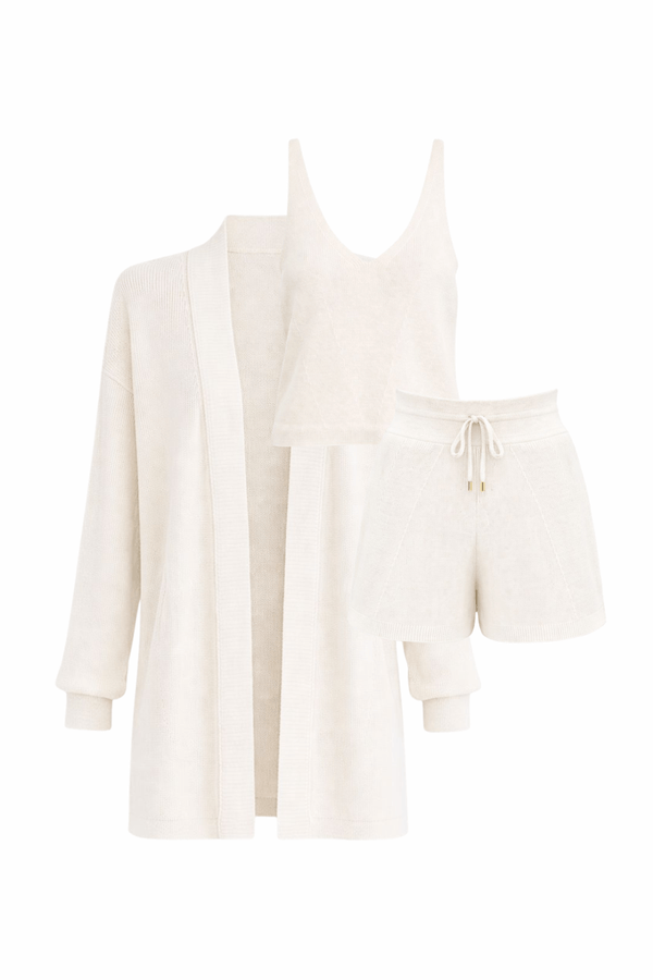 Conjunto Tricot Carina Off White