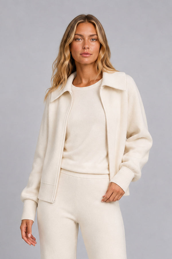 Jaqueta Tricot Cora Off White