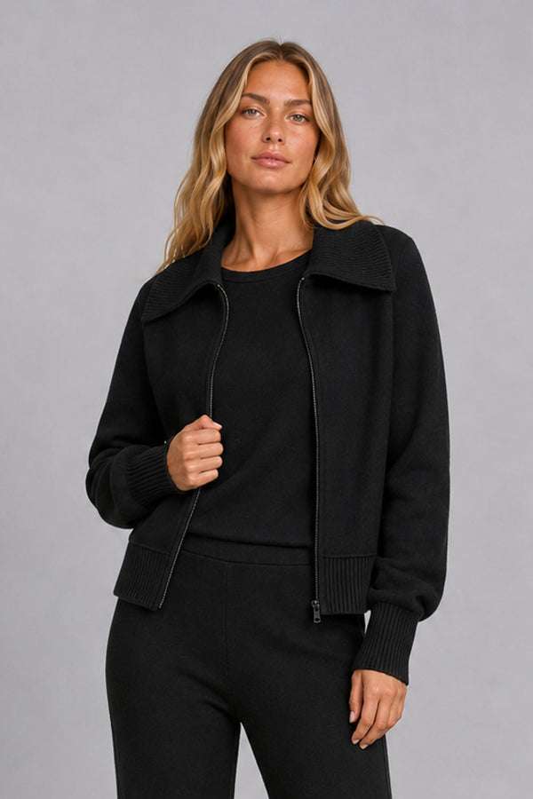 Jaqueta Tricot Cora Preto
