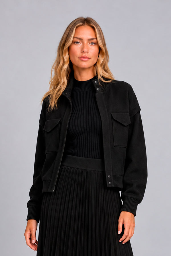 Jaqueta Tricot Olivia Preto