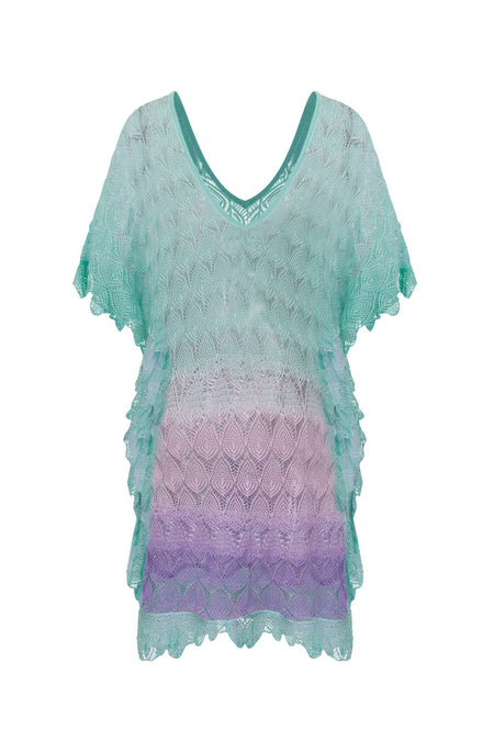 Kaftan Tricot Sol Verde Tiffany