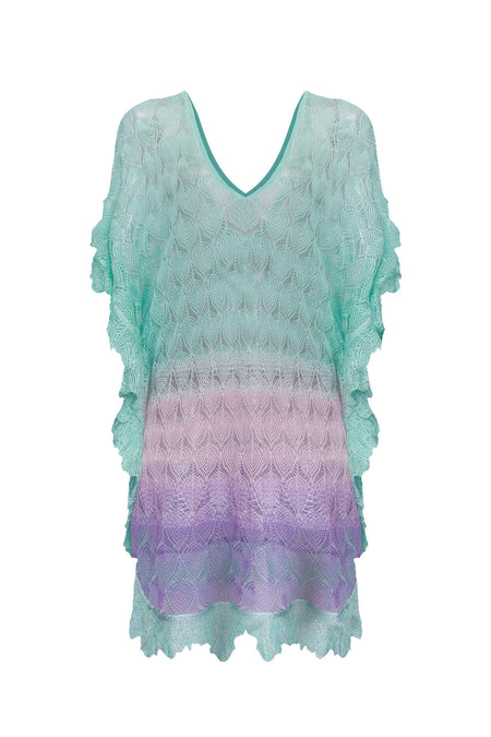 Kaftan Tricot Sol Verde Tiffany