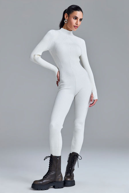 Macacão Tricot Martina Off White