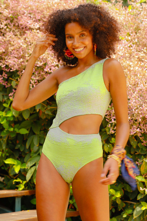 Maiô Tricot Darya Limão