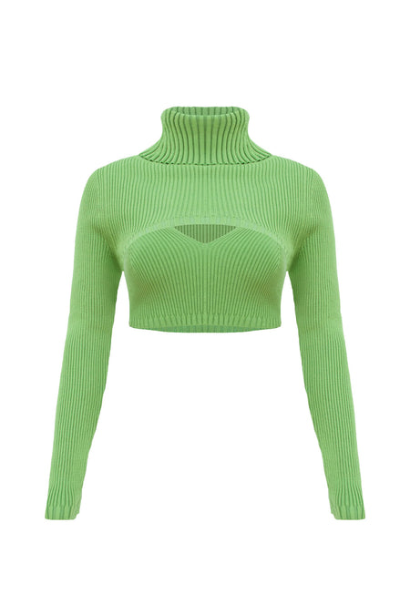 Top Tricot Tracy Verde Maçã