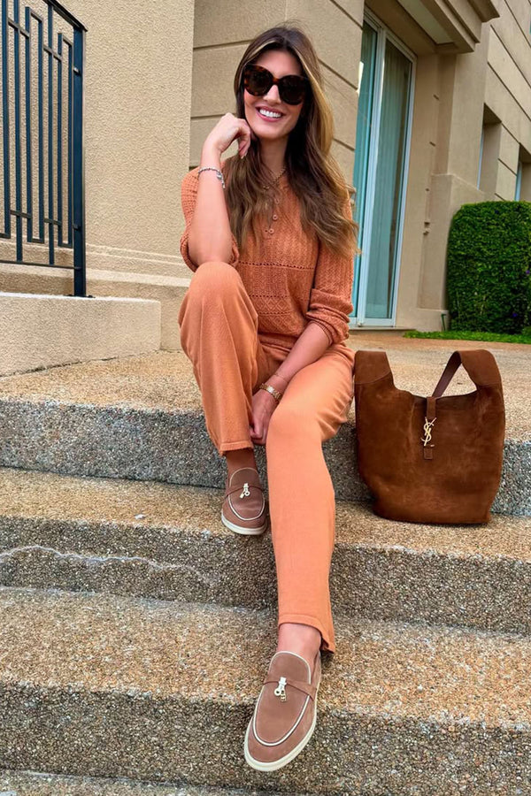 Calça Tricot Adelina Cobre