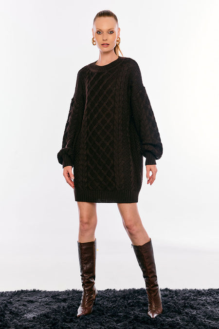 Pullover Dress Tricot Antonela Cacau