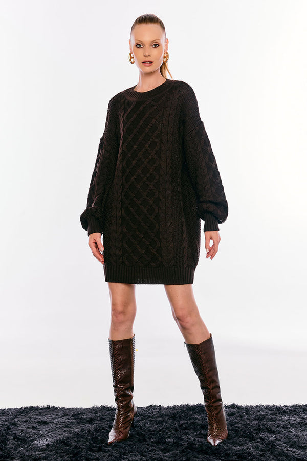 Pullover Dress Tricot Antonela Cacau
