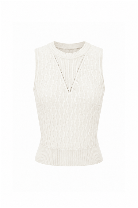 Regata Tricot Flora Off White